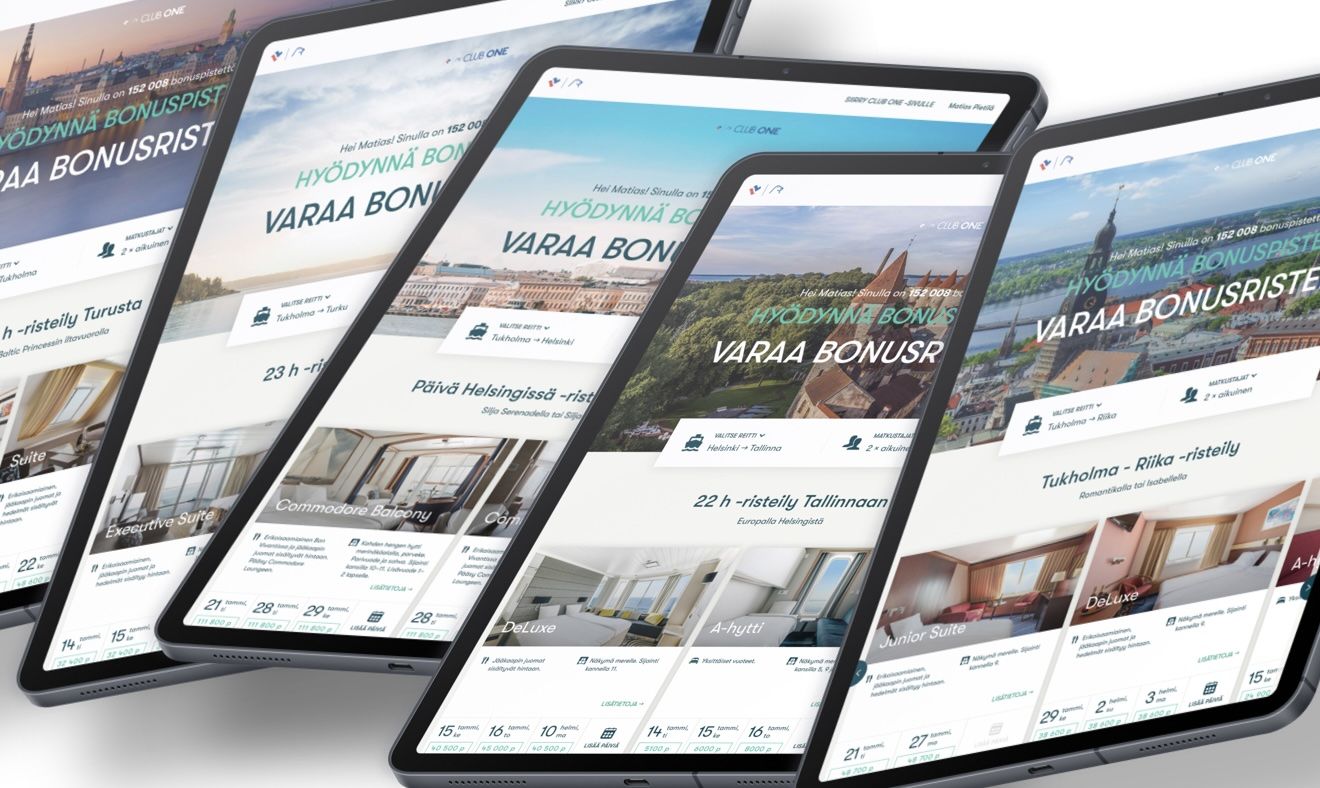 Tallink Bonus Trip Finder – Personalisation, solid business case, and tight scoping